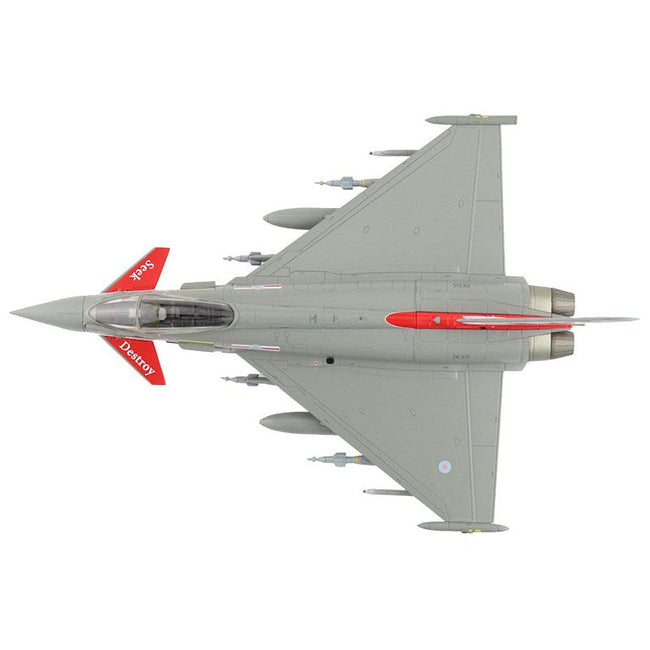 Eurofighter Typhoon Fighter Aircraft "ZK315 41 Squadron RAF Coningsby" (2015) Royal Air Force "Air Power Series" 1/72 Diecast Model by Hobby Master - Hobby Master - ModelCars.com