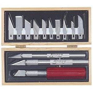 Excel Blades HOBBY KNIFE SET WOODN BOX