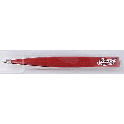 Excel Blades HOLLOW POINT TWEEZERS RED-Excel Blades-ModelCars.com