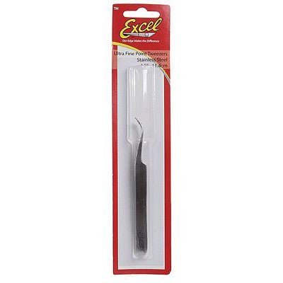 Excel Blades SLANT POINT TWEEZERS-Excel Blades-ModelCars.com