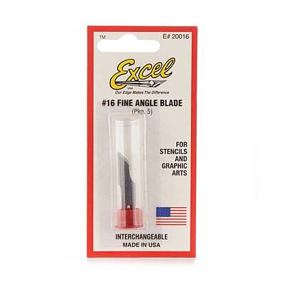 Excel Blades #16 STENCIL EDGE BLADE 5P     