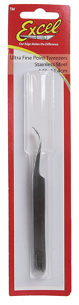 Excel Hobby Blade  Slant Point Tweezers