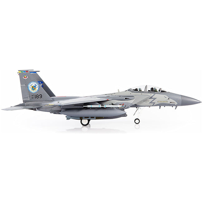 F - 15E U.S. Air Force Strike Eagle Fighter Aircraft "4th Fighter Wing 2017 75th Anniversary" with Display Stand Limited Edition to 700 pieces Worldwide 1/72 Diecast Model by JC Wings - JC Wings - ModelCars.com