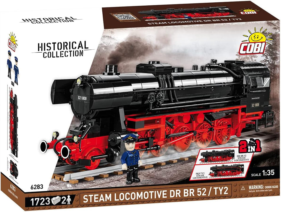 Cobi 1723pcs Trains Steam Locomotive Dr BR 52