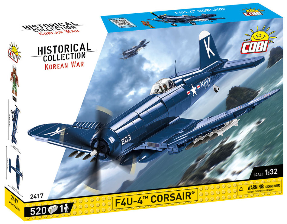 Cobi 510pcs HC Korean War Vought F4U-4 Corsai