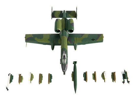 Fairchild Republic A-10 Thunderbolt II Attack Aircraft "23rd Tactical Fighter Wing 706th Fighter Squadron Operation Desert Storm" (1991) United States Air Force 1/144 Diecast Model by JC Wings-JC Wings-ModelCars.com