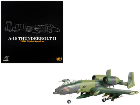 Fairchild Republic A-10 Thunderbolt II Attack Aircraft "23rd Tactical Fighter Wing 706th Fighter Squadron Operation Desert Storm" (1991) United States Air Force 1/144 Diecast Model by JC Wings-JC Wings-ModelCars.com