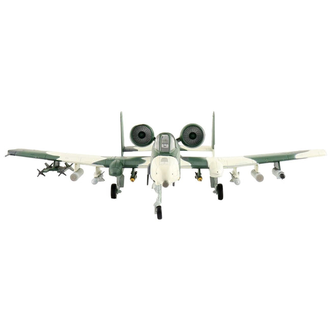 Fairchild Republic A - 10A Thunderbolt II Attack Aircraft "Arctic Scheme 18th TFS 343rd Composite Wing Alaska" (1982) United States Air Force "Air Power Series" 1/72 Diecast Model by Hobby Master - Hobby Master - ModelCars.com