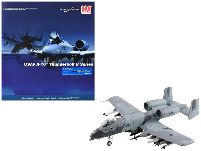 Fairchild Republic A-10A Thunderbolt II Attack Aircraft "Flipper 47th Tactical Fighter Squadron Barksdale AFB" (1990) United States Air Force "Air Power Series" 1/72 Diecast Model by Hobby Master-Hobby Master-ModelCars.com