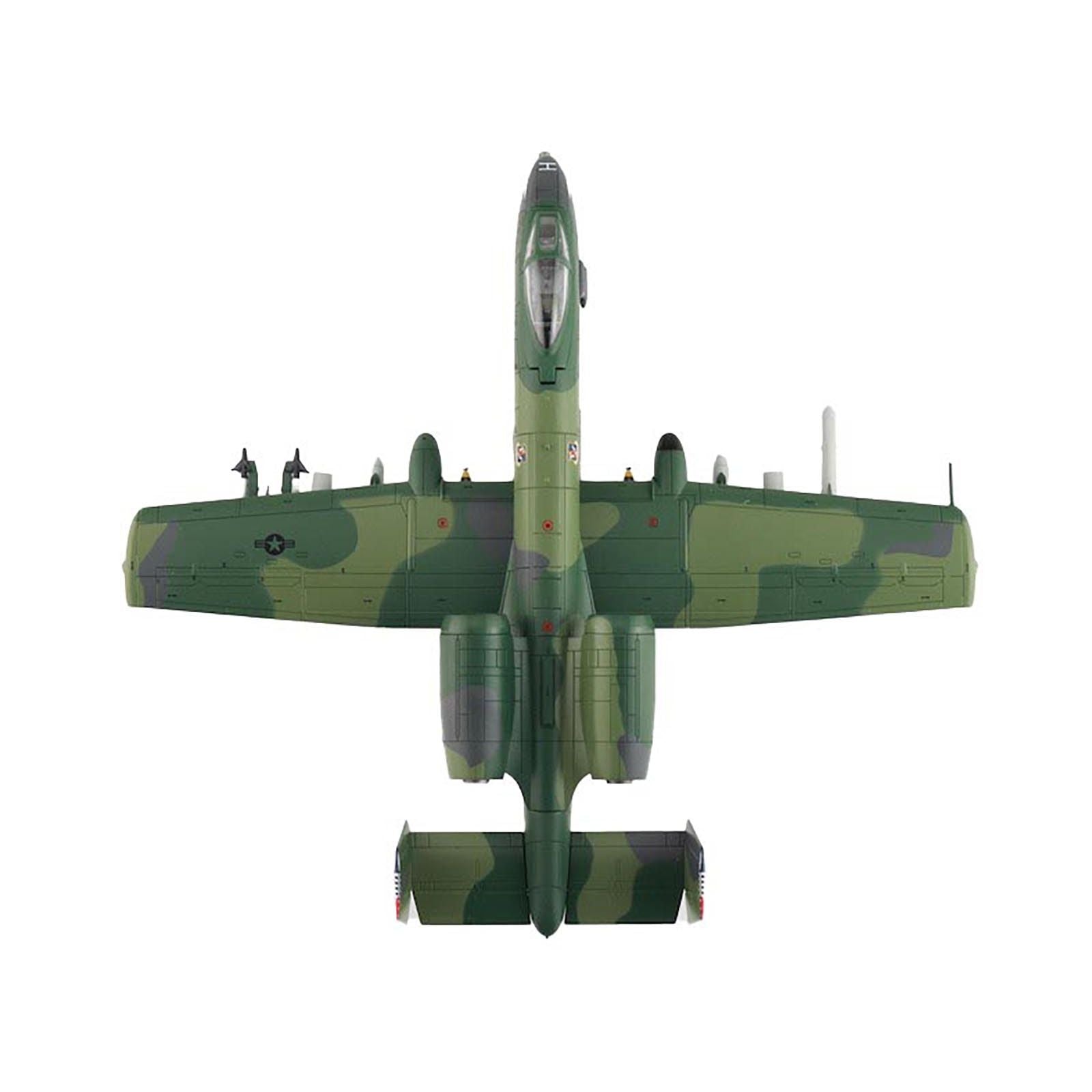 Fairchild Republic A - 10A Thunderbolt II Attack Aircraft "Flying Tigers 23rd Tactical Fighter Wing King Fahd Airport" (1991) United States Air Force "Air Power Series" 1/72 Diecast Model by Hobby Master - Hobby Master - ModelCars.com