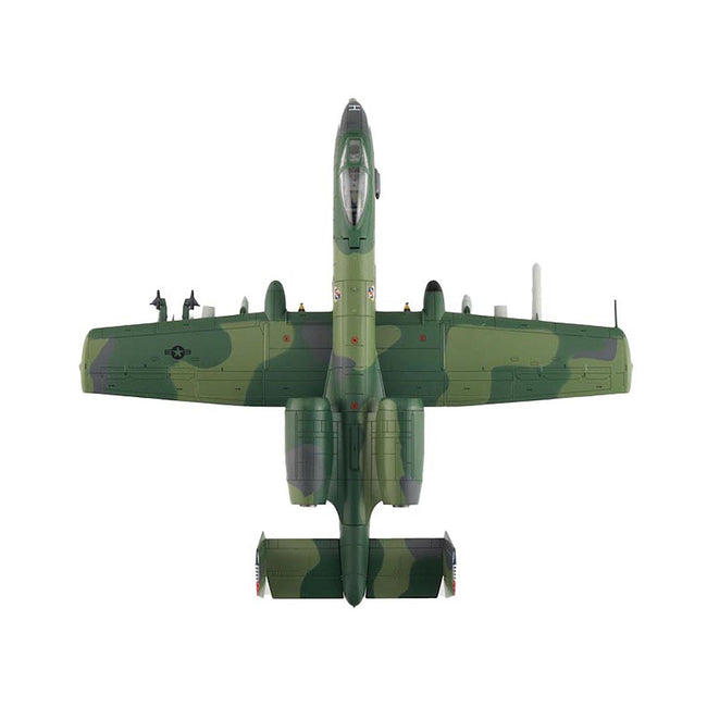 Fairchild Republic A - 10A Thunderbolt II Attack Aircraft "Flying Tigers 23rd Tactical Fighter Wing King Fahd Airport" (1991) United States Air Force "Air Power Series" 1/72 Diecast Model by Hobby Master - Hobby Master - ModelCars.com