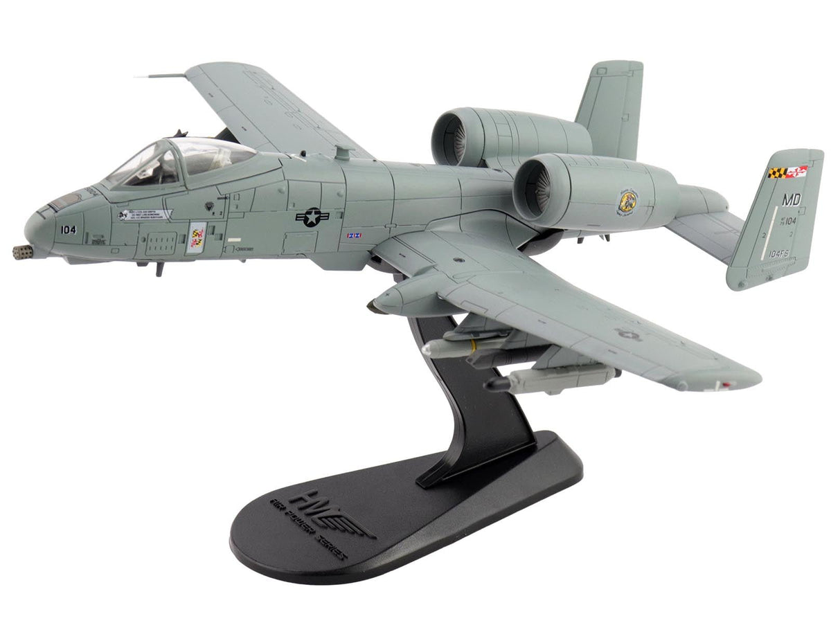 Fairchild Republic A-10C Thunderbolt II Attack Aircraft "80-0283 Maryland Farewell 104 FS Maryland ANG" (2025) United States Air Force "Air Power Series" 1/72 Diecast Model by Hobby Master-Hobby Master-ModelCars.com