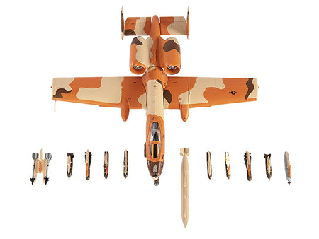 Fairchild Republic A-10C Thunderbolt II Attack Aircraft "917th Tactical Fighter Wing Operation Desert Storm" (1990) United States Air Force 1/144 Diecast Model by JC Wings-JC Wings-ModelCars.com