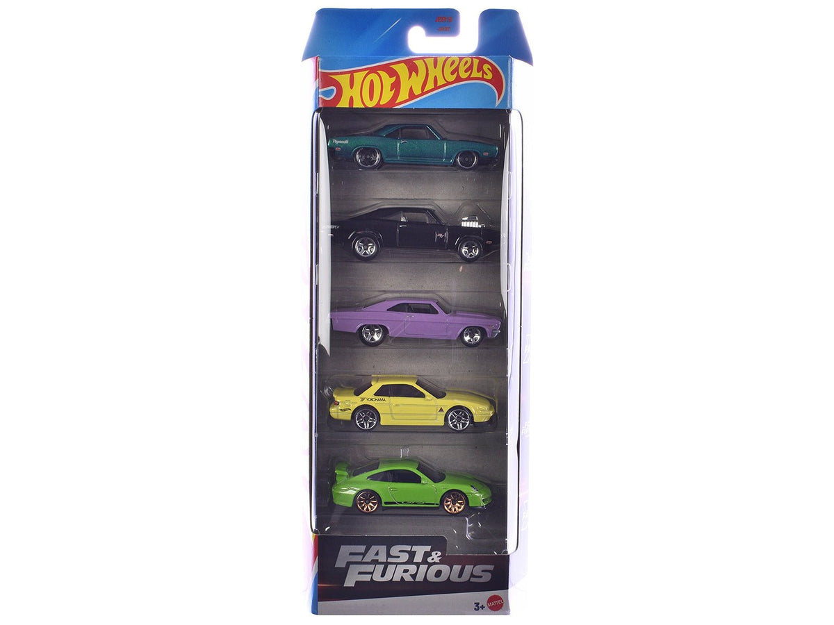 "Fast & Furious" 5 piece Set die Diecast Model Cars by Hot Wheels-Hotwheels-ModelCars.com
