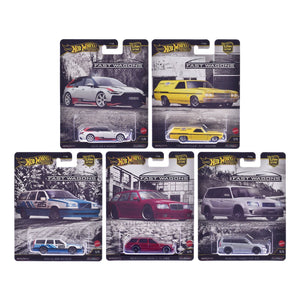"Fast Wagons" 5 piece Set "Car Culture" 2024 Series J Diecast Model Cars by Hot Wheels