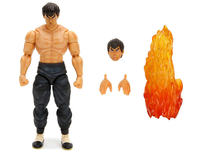 Fei Long 6" Moveable Figure with Accessories and Alternate Head and Hands "Ultra Street Fighter II: The Final Challengers" (2017) Video Game model by Jada-Jada-ModelCars.com