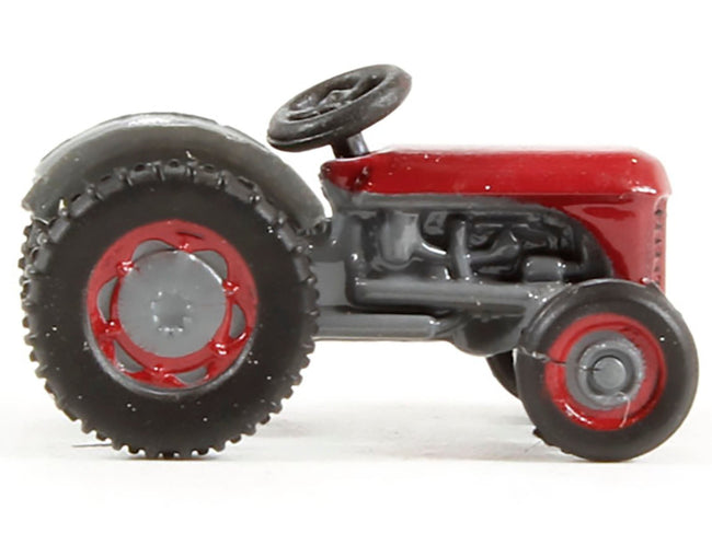 Ferguson Tractor Red and Gray 1/148 (N) Scale Diecast Model Car by Oxford Diecast-Oxford Diecast-ModelCars.com
