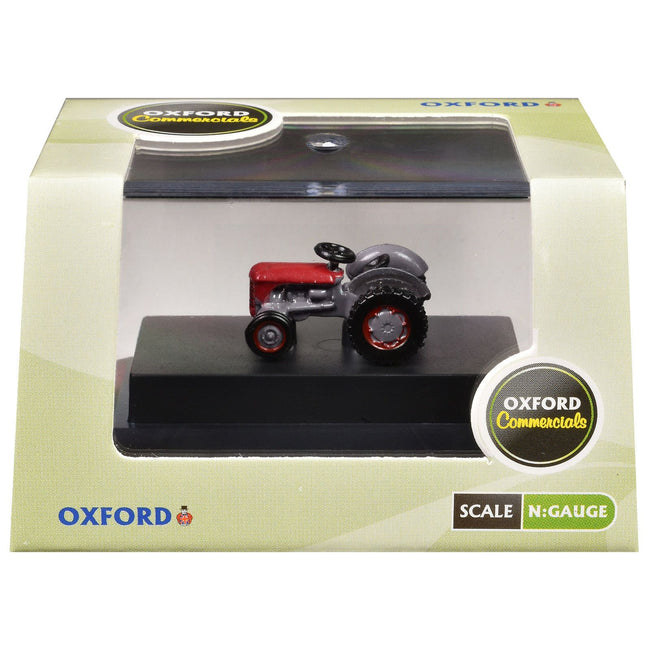 Ferguson Tractor Red and Gray 1/148 (N) Scale Diecast Model Car by Oxford Diecast-Oxford Diecast-ModelCars.com