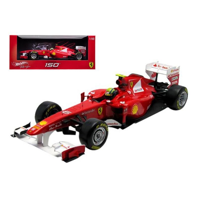 Ferrari 150 Italia 6 Felipe Massa F1 Formula One (2011) 1/18 Diecast Model Car by Hot Wheels-Hotwheels-ModelCars.com