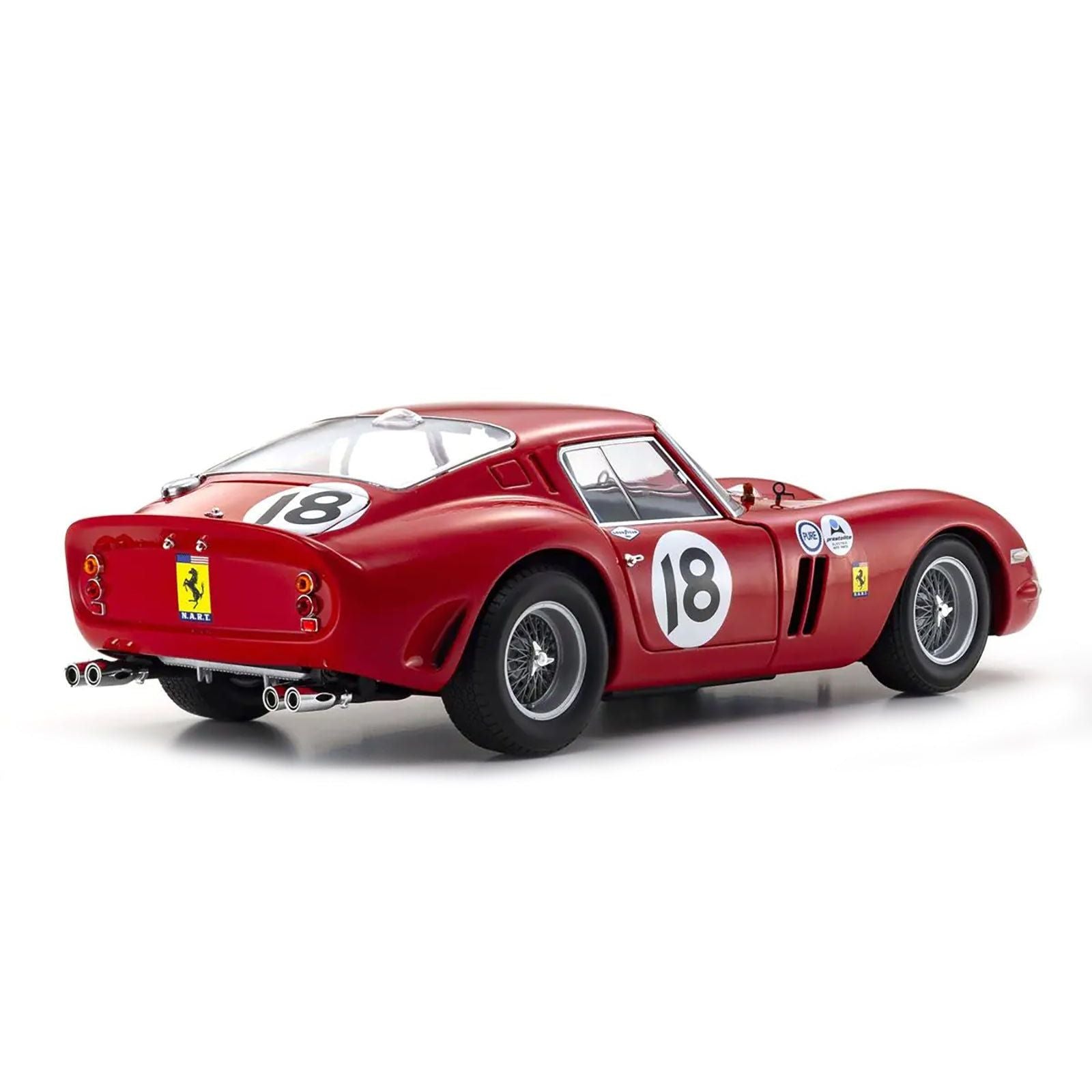 Ferrari 250 GTO 18 Pedro Rodriguez Winner "Daytona 3 Hours" (1963) 1/18 Diecast Model Car by Kyosho - Kyosho - ModelCars.com