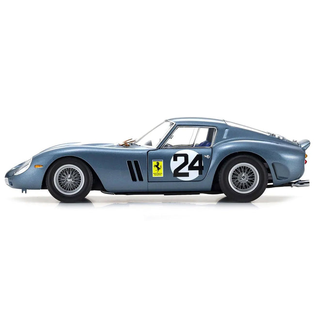 Ferrari 250 GTO #24 Phil Hill - Olivier Gendebien 2nd Place "Sebring 12 Hours" (1962) 1/18 Diecast Model Car by Kyosho-Kyosho-ModelCars.com