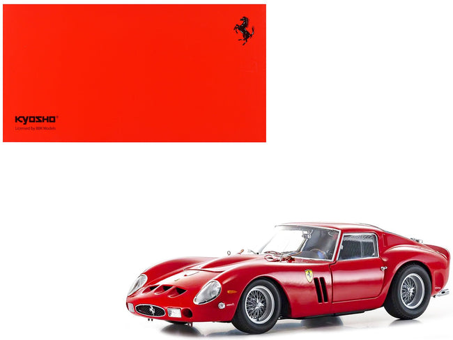 Ferrari 250 GTO Race Red 1/18 Diecast Model Car by Kyosho-Kyosho-ModelCars.com