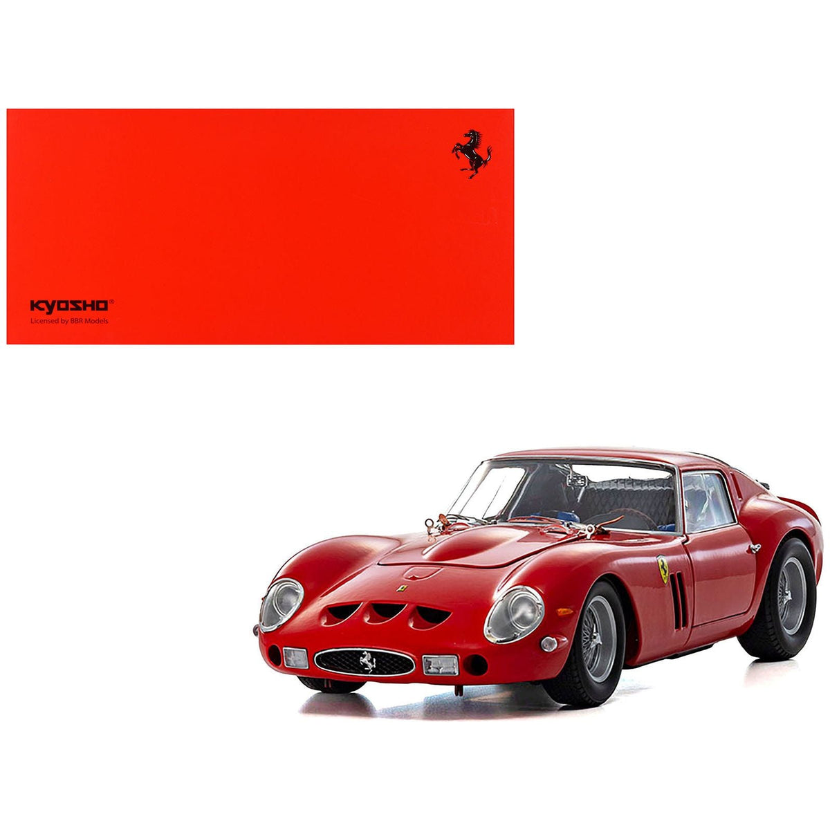 Ferrari 250 GTO Red 1/18 Diecast Model Car by Kyosho-Kyosho-ModelCars.com