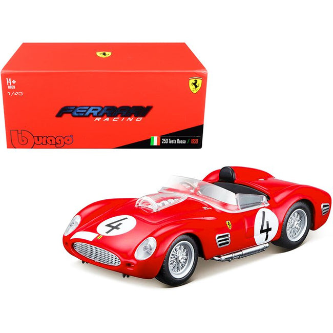 Ferrari 250 Testa Rossa #4 P. Hill - O. Gendebien Nurburgring 1000km (1959) 1/43 Diecast Model Car by Bburago-Bburago-ModelCars.com