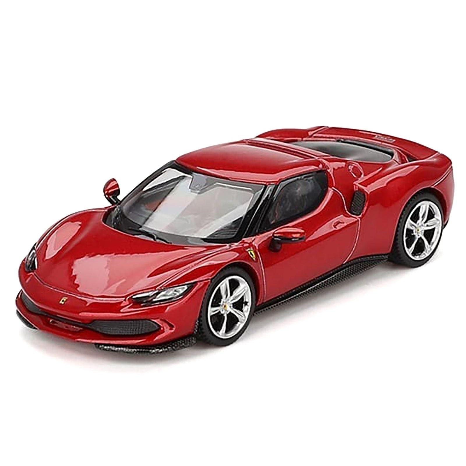 Ferrari 296 GTB Rosso Imola Red 1/64 Diecast Model Car by BBR - BBR - ModelCars.com