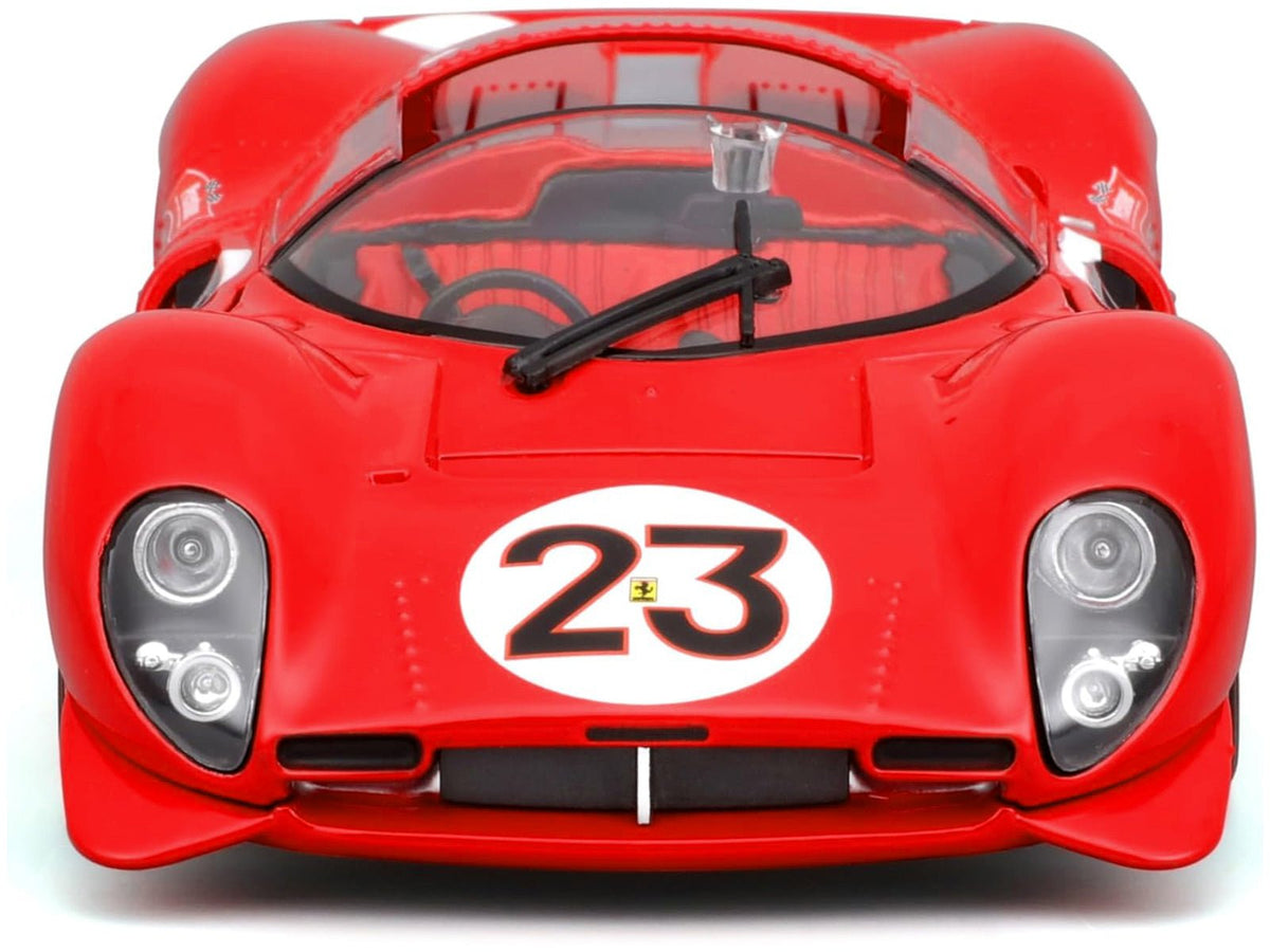 Ferrari 330 P4 #23 Lorenzo Bandini - Chris Amon "Ferrari S.P.A." Winner "24 Hours of Daytona" (1967) "Racing" Series 1/24 Diecast Model Car by Bburago-Bburago-ModelCars.com