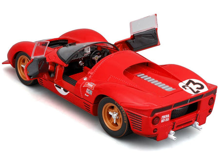 Ferrari 330 P4 #23 Lorenzo Bandini - Chris Amon "Ferrari S.P.A." Winner "24 Hours of Daytona" (1967) "Racing" Series 1/24 Diecast Model Car by Bburago-Bburago-ModelCars.com
