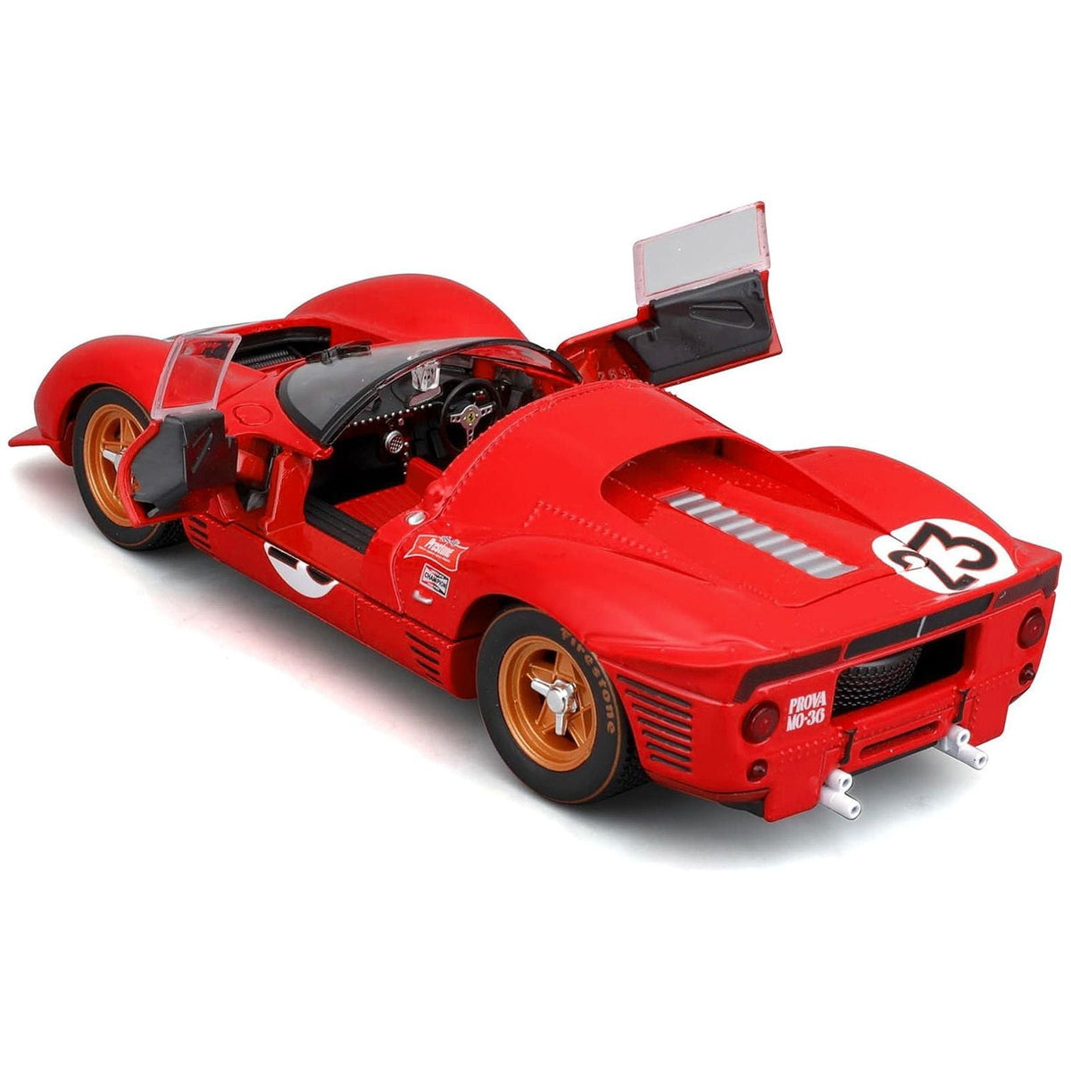 Ferrari 330 P4 #23 Lorenzo Bandini - Chris Amon "Ferrari S.P.A." Winner "24 Hours of Daytona" (1967) "Racing" Series 1/24 Diecast Model Car by Bburago-Bburago-ModelCars.com