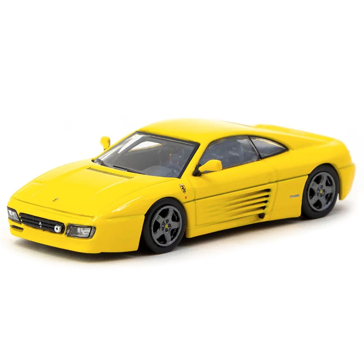 Ferrari 348 Challenge Yellow "Road64" Series 1/64 Diecast Model Car by Tarmac Works-Tarmac Works-ModelCars.com