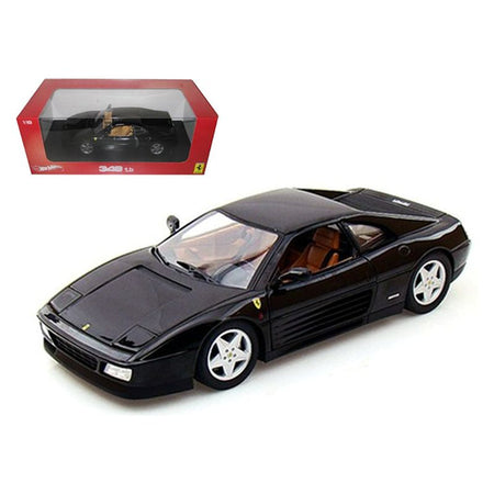 Ferrari 348 TB Black 1/18 Diecast Car Model by Hot Wheels - Hotwheels - ModelCars.com