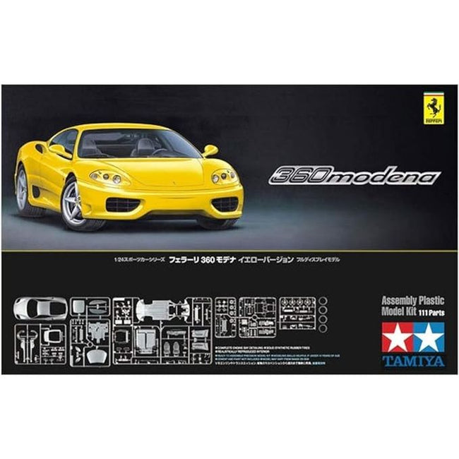 Ferrari 360 Modena - Yellow VersionScale: 1/24 - Model Kit - Tamiya - ModelCars.com