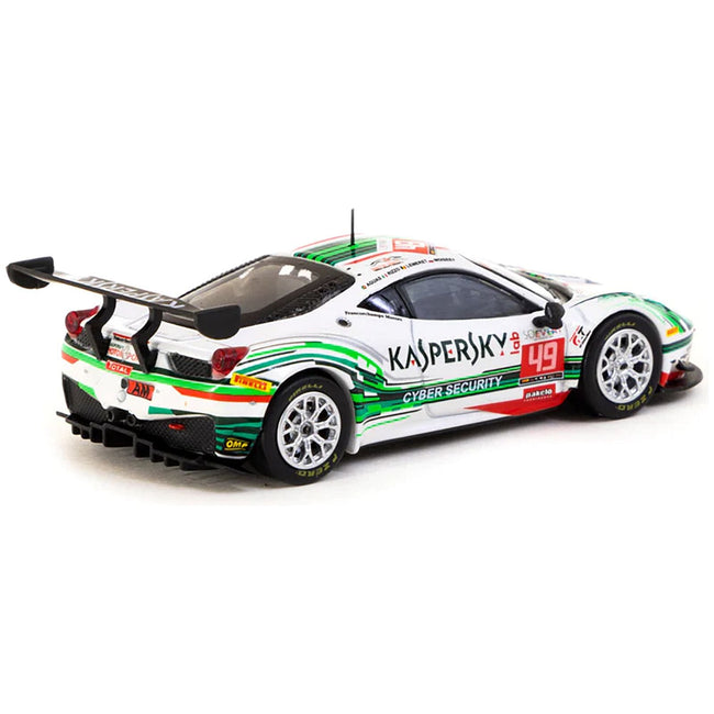 Ferrari 458 Italia GT3 49 Rui Aguas - Stephane Lemeret - Alexander Moiseev - Davide Rizzo "24 Hours of Spa" (2016) "Hobby64" Series 1/64 Diecast Model Car by Tarmac Works - Tarmac Works - ModelCars.com