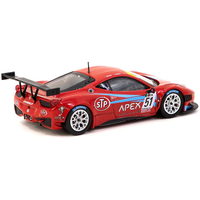 Ferrari 458 Italia GT3 51 Daniel Brown - Glynn Geddie "FIA GT3 European Championship" (2011) "Hobby64" Series 1/64 Diecast Model Car by Tarmac Works - Tarmac Works - ModelCars.com