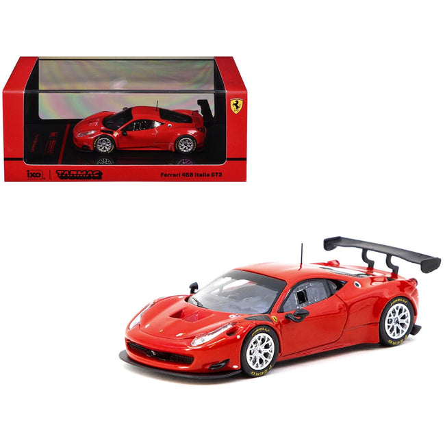 Ferrari 458 Italia GT3 Red "Road64" Series 1/64 Diecast Model Car by Tarmac Works-Tarmac Works-ModelCars.com