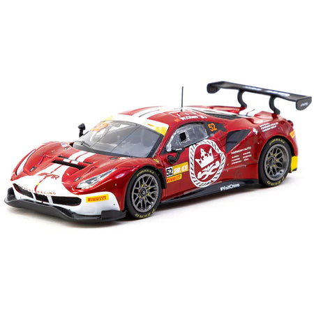 Ferrari 488 GT3 #52 Chen Weian "Harmony Racing" "Macau GT Cup" (2023) "Hobby64" Series 1/64 Diecast Model Car by Tarmac Works-Tarmac Works-ModelCars.com