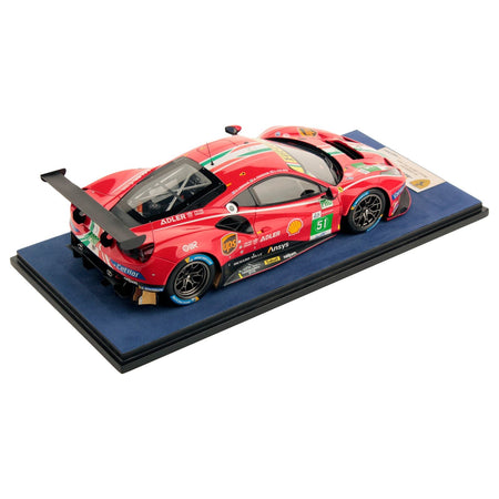 Ferrari 488 GTE 51 James Calado - Alessandro Pier Guidi - Come Ledogar Winner LMGTE Pro Class "AF Corse" 24 Hours of Le Mans (2021) 1/18 Model Car by LookSmart - LookSmart - ModelCars.com