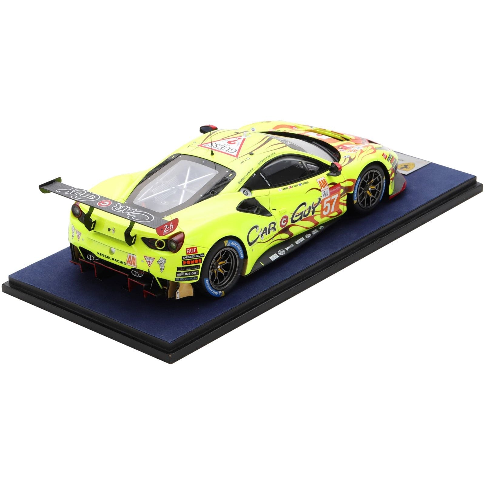 Ferrari 488 GTE 57 Scott Andrews - Mikkel Jensen - Takeshi Kimura LMGTE Am Class "Kessel Racing" 24 Hours of Le Mans (2021) 1/18 Model Car by LookSmart - LookSmart - ModelCars.com
