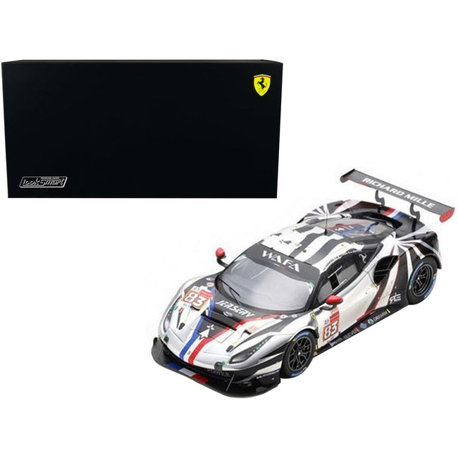Ferrari 488 GTE 83 Nicklas Nielsen - Francois Perrodo - Alessio Rovera Winner LMGTE Am Class "AF Corse" 24 Hours of Le Mans (2021) 1/18 Model Car by LookSmart-LookSmart-ModelCars.com