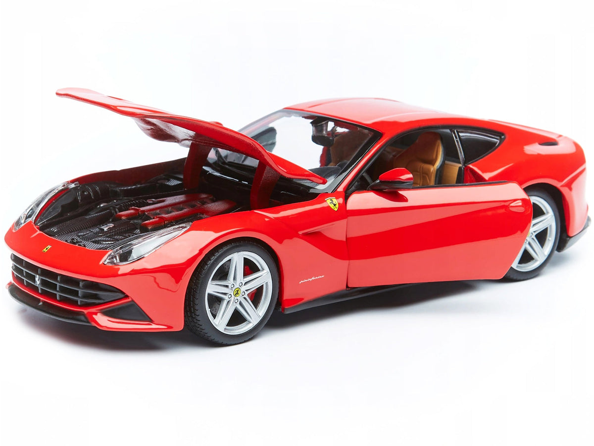 Ferrari 488 Pista Red with White and Blue Stripes 1/24 Diecast Model Car by Bburago-Bburago-ModelCars.com