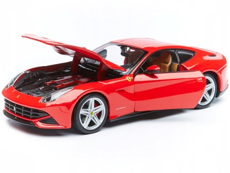 Ferrari 488 Pista Red with White and Blue Stripes 1/24 Diecast Model Car by Bburago-Bburago-ModelCars.com