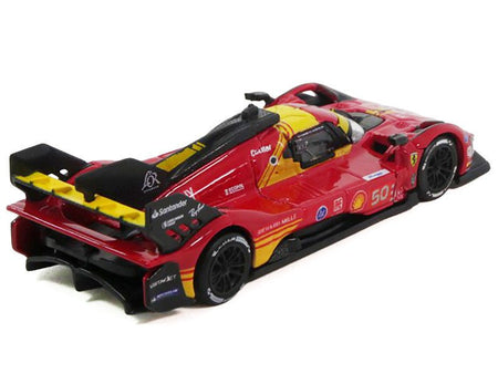 Ferrari 499P 50 Antonio Fuoco - Miguel Molina - Nicklas Nielsen "Ferrari AF Corse" Winner "24 Hours of Le Mans" (2024) 1/64 Diecast Model Car by Polistil-Polistil-ModelCars.com