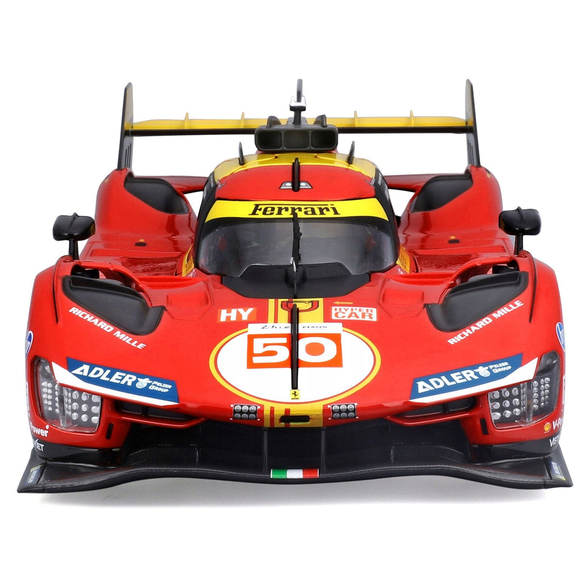 Ferrari 499P #50 Antonio Fuoco - Miguel Molina - Nicklas Nielsen "Ferrari AF Corse" Winner "24 Hours of Le Mans" (2024) "Racing" Series 1/18 Diecast Model Car by Bburago-Bburago-ModelCars.com
