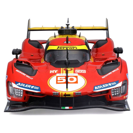Ferrari 499P #50 Antonio Fuoco - Miguel Molina - Nicklas Nielsen "Ferrari AF Corse" Winner "24 Hours of Le Mans" (2024) "Racing" Series 1/18 Diecast Model Car by Bburago-Bburago-ModelCars.com