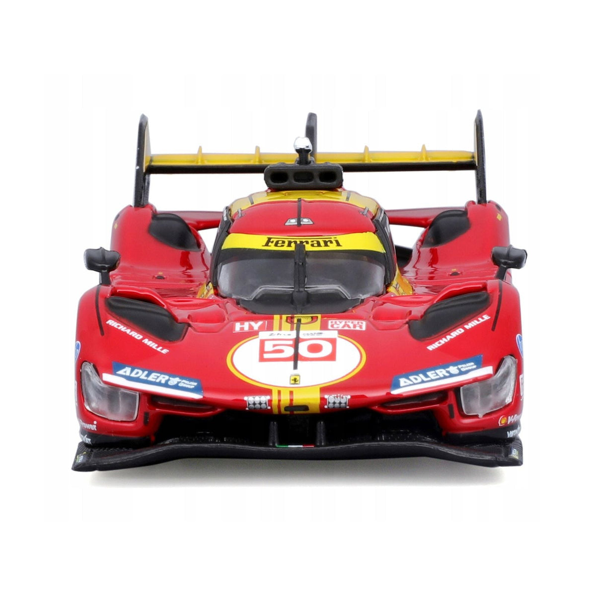 Ferrari 499P #50 Antonio Fuoco - Miguel Molina - Nicklas Nielsen "Ferrari AF Corse" Winner "24 Hours of Le Mans" (2024) "Racing" Series 1/43 Diecast Model Car by Bburago-Bburago-ModelCars.com