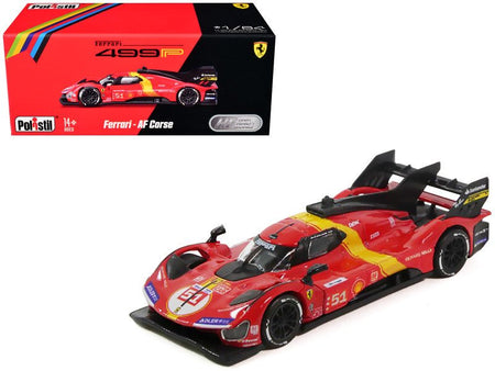 Ferrari 499P 51 James Calado - Antonio Giovinazzi - Alessandro Pier Guidi "Ferrari AF Corse" Winner "24 Hours of Le Mans" (2023) 1/64 Diecast Model Car by Polistil-Polistil-ModelCars.com