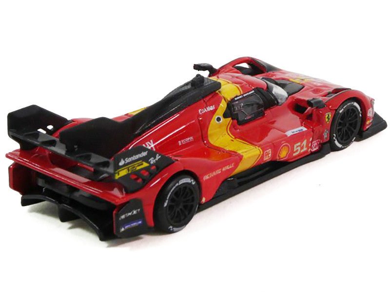 Ferrari 499P 51 James Calado - Antonio Giovinazzi - Alessandro Pier Guidi "Ferrari AF Corse" Winner "24 Hours of Le Mans" (2023) 1/64 Diecast Model Car by Polistil-Polistil-ModelCars.com